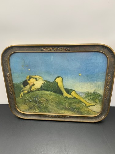 Vintage Picture Frame And Art