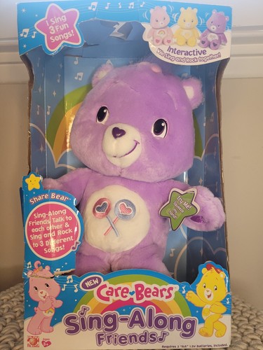 2007 Care Bears Sing Along Friends Share Bear Interactive