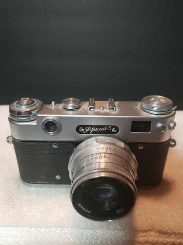 ZORKI-5 Rare Old Vintage Russian Soviet Camera 2.8/52 USSR