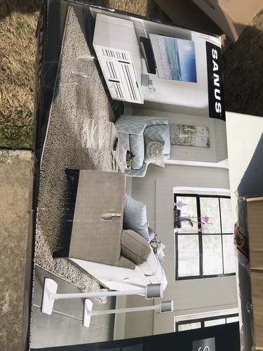 Sanus WSS2 Speaker Stands for SONOS PLAY 1 and PLAY 3 Speakers (White Pair)