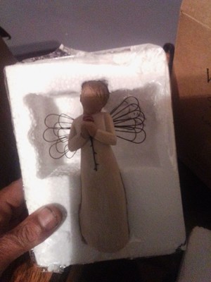 Willow Tree Loving Angel Figurine Rose 2002 Susan Lordi Demdaco Nice Condition!