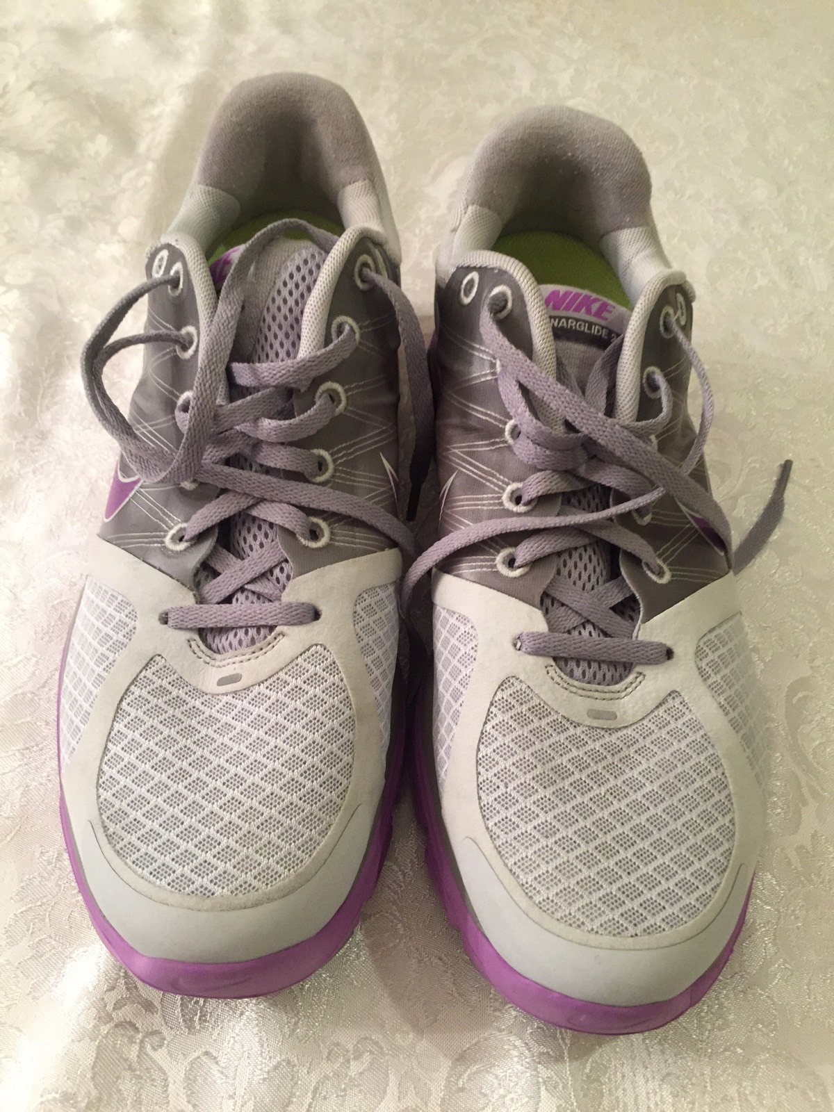 NIKE LUNARGLIDE 2 FLYWIRE GRAY WHITE RUNNING US SHOE SIZE