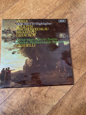 VERDI -  Macbeth - Highlights DECCA UK Vinyl LP
