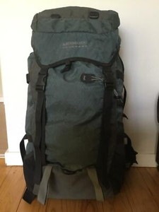 kathmandu red backpack