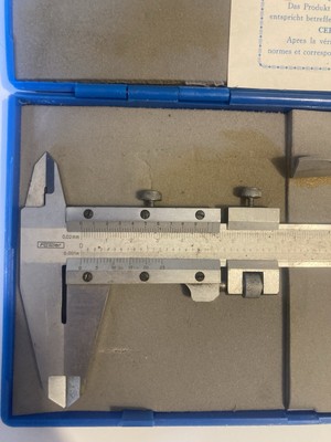 Fowler Master 12 Inch - 300mm Vernier Caliper Machinist Tool With Plastic Case