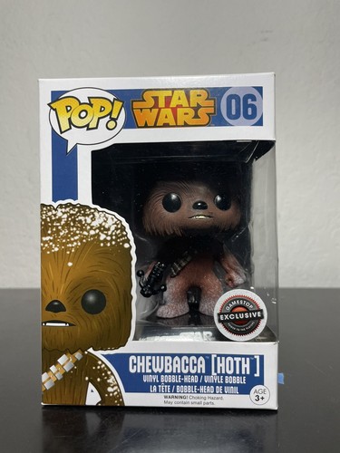 FUNKO POP! Star Wars CHEWBACCA HOTH #06 VAULTED & RARE Free