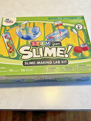 Stem at Play Slime! Slime-Making Lab Kit, ETA Hand 2 Mind, Ages 8+, New/Sealed