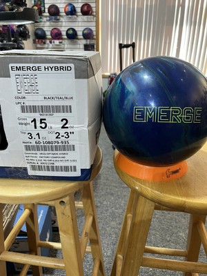 15lb New | Ebonite Emerge Hybrid | 1st Quality | NIB