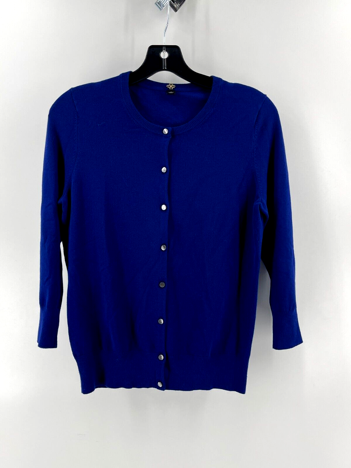 Milumia Women's Bow Print V Neck Long Sleeve Sweater Button