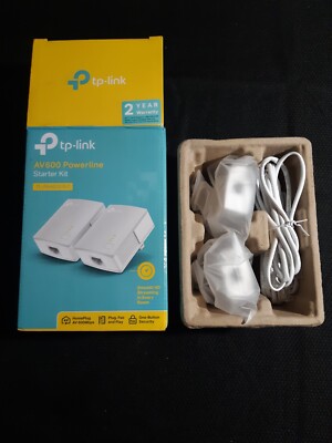 TP-Link AV600 TL-PA4010 KIT Powerline Starter Kit Internet Extender