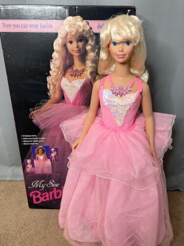 Vintage 1992 Mattel My Size Barbie Doll 3 Feet Tall w Vintage 1992 Mattel My Size Barbie Doll 3 Feet Tall w