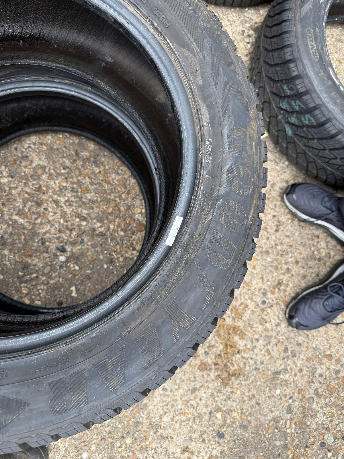 New 255 55 18 Goodyear, Winter, XL, M+S, 109H, x1 Tyre (F1_tyres) YD136