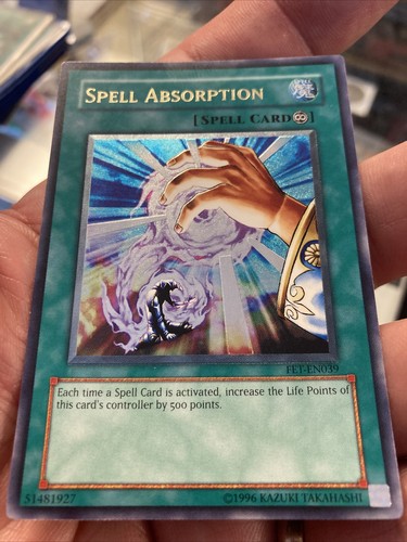 魔法吸収　旧アジア版　レリーフ　Spell Absorption ☆旧アジア☆魔法吸収【レリーフ】{FET-AE039}《コレクター向け》