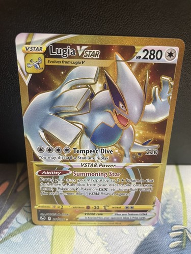 Lugia VSTAR 211/195 Secret Rare Silver Tempest Pokemon Card