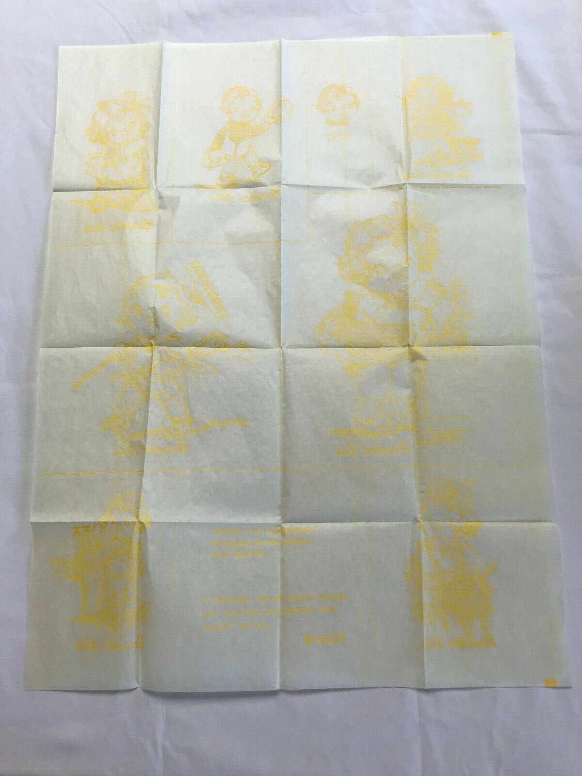 Sewing Transfer Pattern Vtg 4103 Campbell Soup Kids Vogart Embroidery Painting