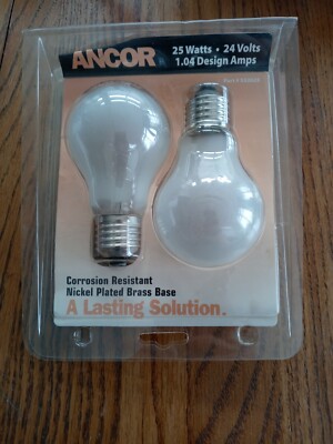 Anchor 25 Watts 2 Lightbulbs