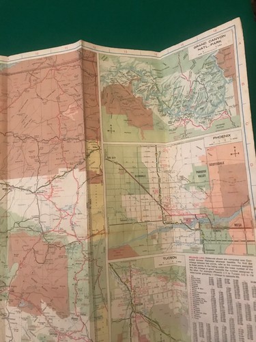 Arizona/ New Mexico Road Map, 1980, Rand McNally
