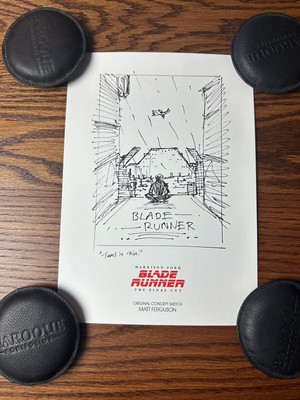 Matt Ferguson - Blade Runner Concept Sketch Mini Art Print BNG | Mondo