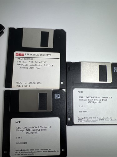 UNIX MAGAZINE Classic with DVD×4 Vintage NCRUSL UNIX® SVR4.2 Version 1.0 Floppy Disks | eBay
