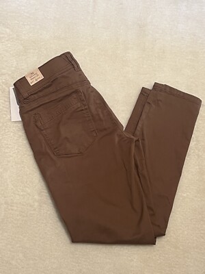 Democracy Jeans NWT Ab Technology Brown Pants Ankle Skimmer  Mold & Hold - Sz 4