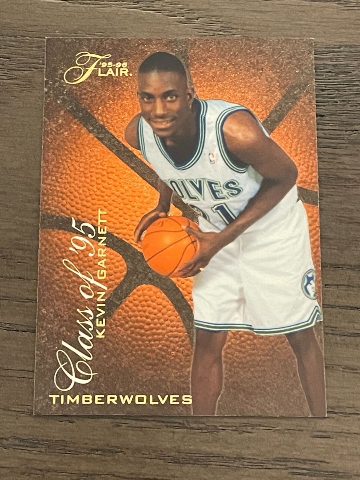 1995-96 Flair Class of 95 Kevin Garnett Rookie #R2 Minnesota