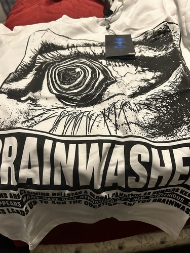Hellstar Brainwashed Eyeball T-Shirt/ White Size L | eBay