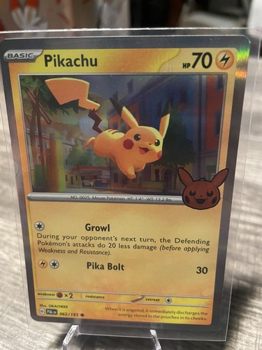 Pokémon 62/193 Pikachu Holo Trick Or Trade 2023 | eBay