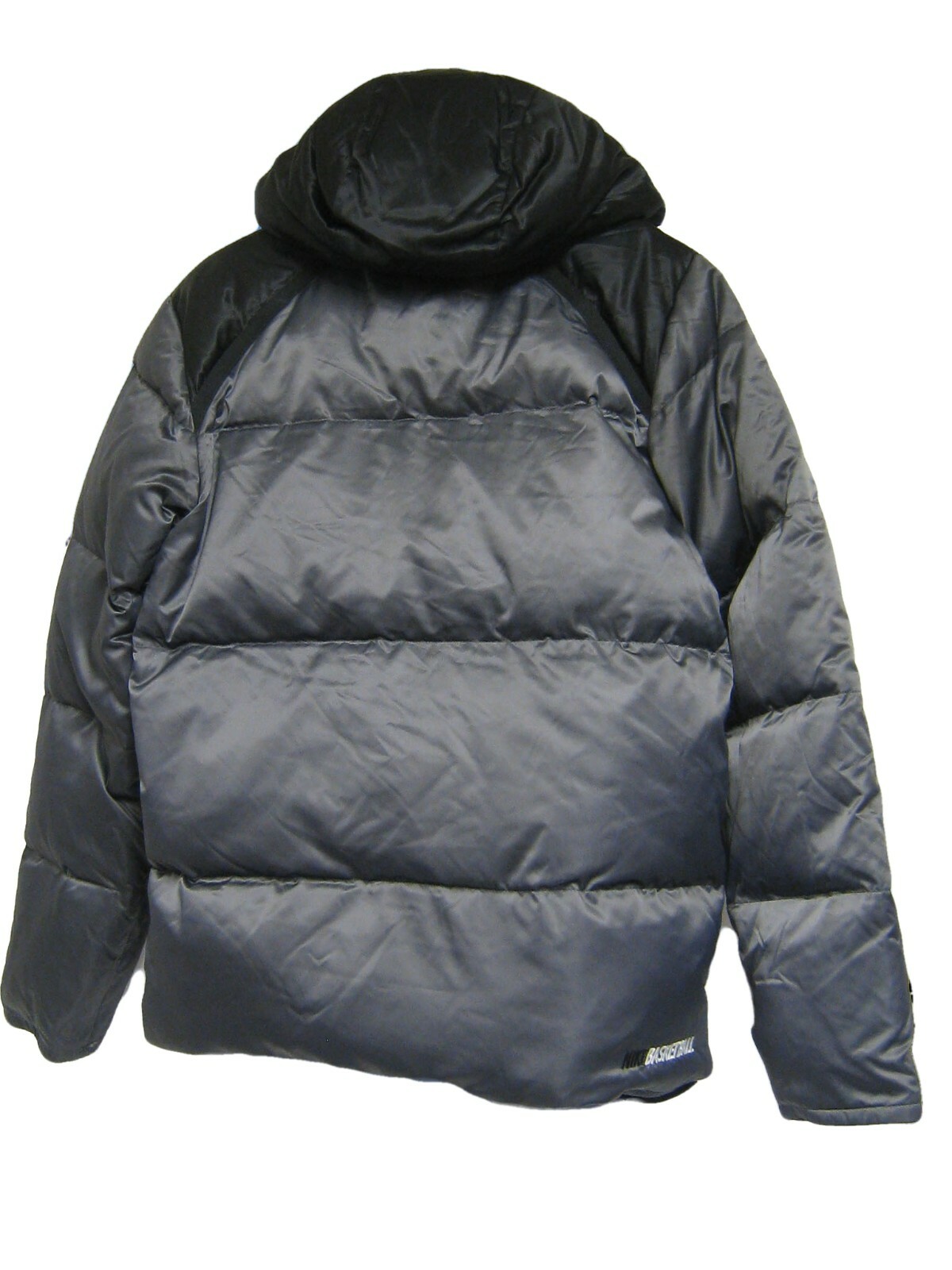 Pre-owned Nike Mens Fresh Basketball Coat Jacket Parka Coat Steel Grey M In Gray