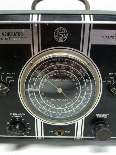 Vintage VTG Simpson Signal Generator Model 210 - Untested/For Parts/As Is RARE