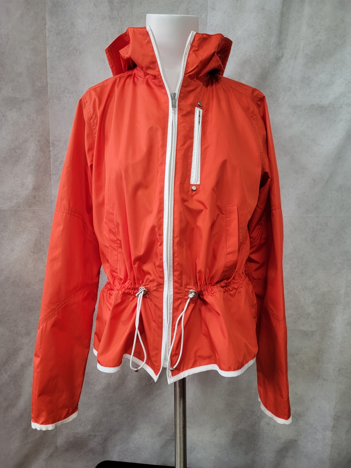 Lauren Ralph Lauren Active Red Ladies Light Hooded Jacket Size Small S/P