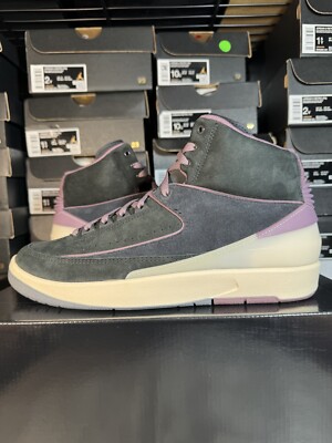 Nike Air Jordan Retro 2 Off Noir Mauve BRAND NEW Size 11 Women