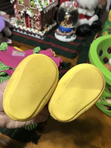 Cabbage Patch Kids Doll Shoes Yellow