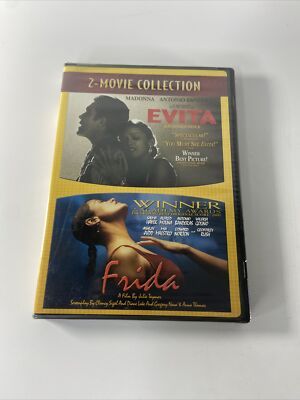 Evita / Frida DVD 2-Movie Collection Madonna, Antonio Banderas, Salma Hayek NEW