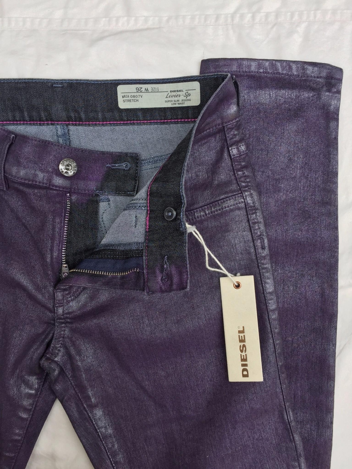 Super Slim Jegging Low Waist Wash 0807V 