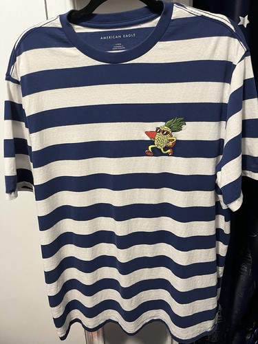 Straight Up Tour Tee 青　XL Lineup Shirt - Navy | Hang Ten