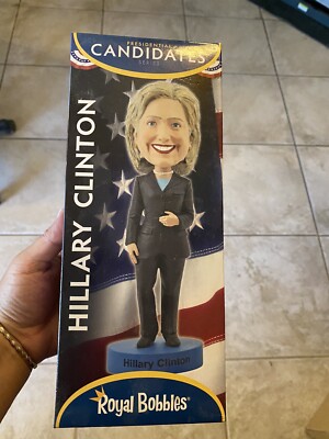 Royal Bobbles Hillary Clinton Presidential Candidates Series Bobblehead