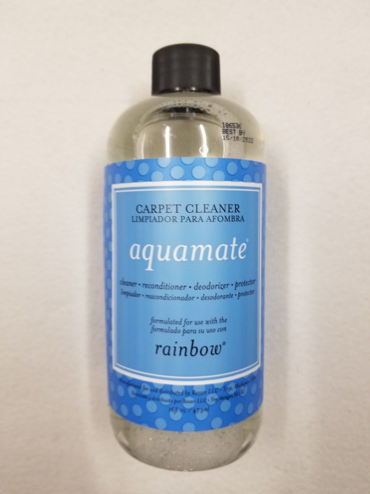 Rainbow Vacuum Cleaner Aquamate Carpet Rug Cleaner Shampoo OEM… Verde