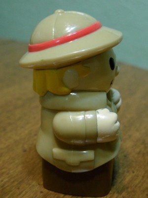 Mega Bloks Safari Worker Figure Only Duplo Size