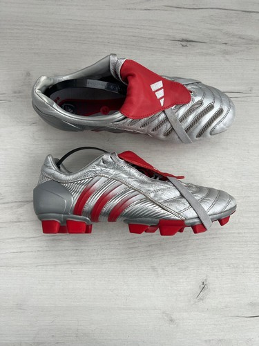 Adidas Predator Pulse FG Red Silver Football Boots Cleats Adidas Predator Pulse FG Red Silver Football Boots Cleats
