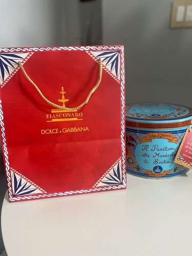 缶・袋のみ　DOLCEu0026GABBANA パネトーネ ドルチェ\u0026ガッバーナ]パネットーネ アップルシナモン 2024数量限定