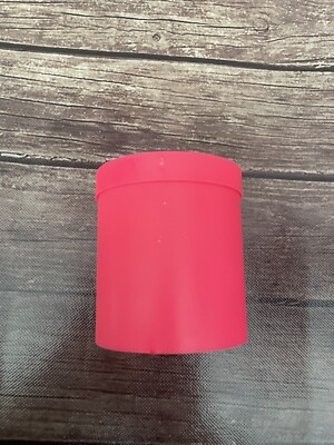 Small Mini Pink Round Storage Container Box Plastic 3''