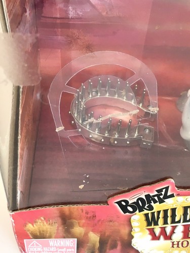 BRATZ WILD WILD WEST GRAY APPALOOSA HORSE SADDLE/ACCESSORIES *DAMAGED BOX*