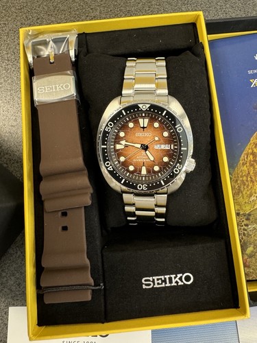 Pre-owned Seiko Automatic Prospex Turtle Divers 200m Special Edition Watch Srph55
