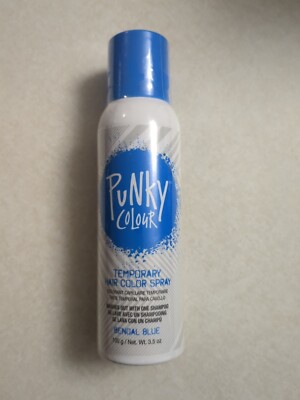 Punky Colour Temporary Hair Color Spray Bengal Blue 3.5 oz Brand New Sealed 