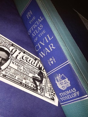 The Official Atlas Of The Civil War 1958 Hardcover Army Records Cocktail Size