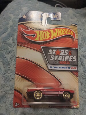 HOT WHEELS **STARS & STRIPES SERIES** ''70 CHEVY CAMARO RS New 4th of July