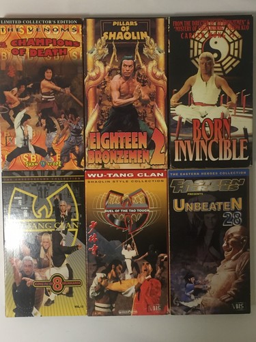 26 Karate Kung Fu Martial Arts Action Movie VHS Lot/Bundle (Wu Tang, Jet Li,etc)