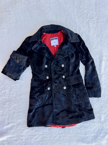 【関税込み】Moschino Jeans ブラック 刺繍 ボンバージャケット MOSCHINO Jeans Black Cotton blend Front Zip Slim fit