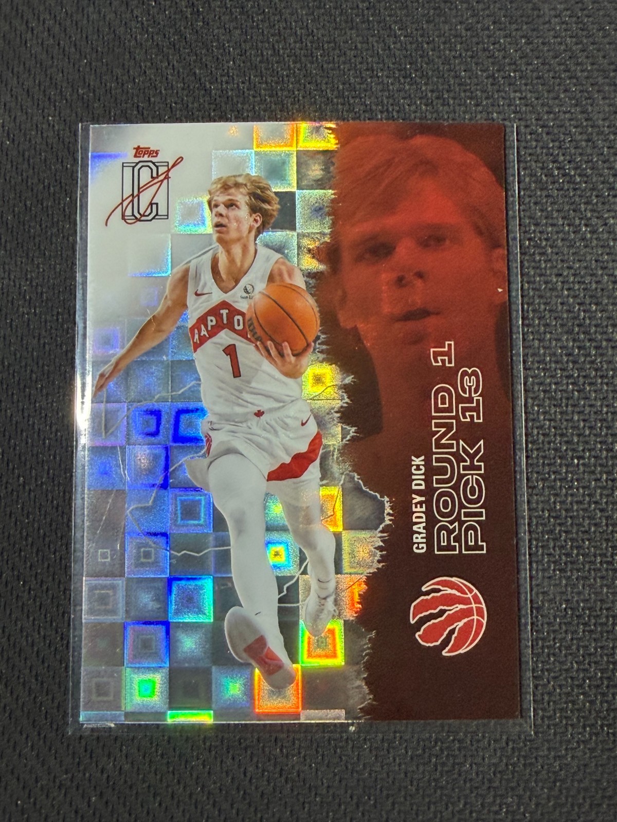 2026 Topps NBA | Gradey Dick (Rnd. 1, Pick 13) Pandora Foil |  Card# 6