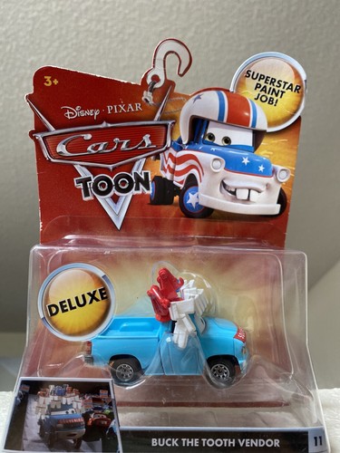Disney Pixar Cars Toon Buck the Tooth Vendor #11 Mega deluxe